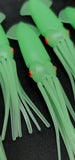 Fishing Squid Bulb Teaser Skirt 5" in / 13 cm Octopus Soft Glow Fluke Jig 10 Pc