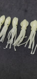 Fishing Lure B2 Stlye Squid Body 2.5" in /6 cm Octopus Soft Glow Fluke Jig 10 Pc