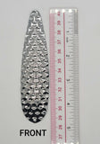Fishing Spoon Flutter Hex 4.75" Build Your Tackle SILVER Cheap Wholesale 9.5 cm