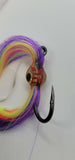 Fishing Flies Teaser 6/0 Gamakatsu 2X Hook Saltwater Custom Tied Big Eye Lure