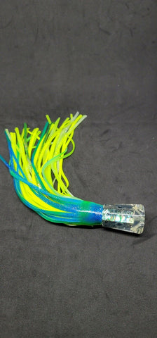 12" Trolling Chugger Head Skirt Teaser Unrigged Tuna Marlin Fish Offshore Tackle