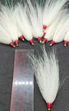 Fishing Bucktail Hair Teaser Slide Tube Fluke Bass Rig Jig 25 Pack Free Shipping