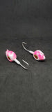 2 Big Eye Fishing Jig Flat Eye Pink Shine 2Free Skirts Bucktail Teaser MUSTAD