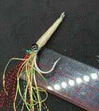 3 Fishing Squimp Teasers 5/0 Hook Flies Fluke Sea Bass Bait Rig Lure Squid Hi Lo