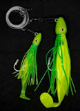 Tandem Mojo Rig Leader 100LB Mono Fishing Rig Hand Tied Tackle 4'x8' or 5'x10'