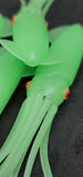 Fishing Squid Bulb Teaser Skirt 5" in / 13 cm Octopus Soft Glow Fluke Jig 10 Pc