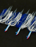 3 Tsunami Stlye Glass Minnow Silicone Skirt Teaser Lure Jig Bottom Fishing Glow