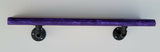 Epoxy Shelf w/ Hangers Sapphire Purple Pour With Wood Live Edge Wall Steam Punk