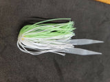 40 Silicone Fishing Skirt 4"in/10 cm Glow Tails Fishing Lure Teaser Micro Tackle