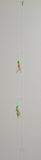 Hi-Lo 30 lb Fishing Rig Double Hook Bait 2.5" GLOW Squid Teasers Fluke Sea Bass