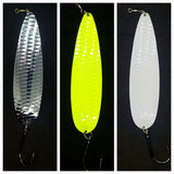 8" Fishing Flutter Spoon Lure 4 oz Jigging Casting Jigging
