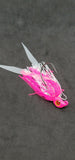 Fishing Teaser Flies Tackle Saltwater 3/8  6/0 Mustad Hook Silicone Skirt 4 Pack