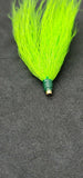 Fishing Bucktail Hair Teaser Slide Tube Fluke Bass Rig Jig 25 Pack