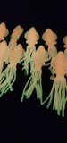 Fishing Lure B2 Stlye Squid Body 4" in /10 cm Octopus Soft Glow Fluke Jig 10 Pc