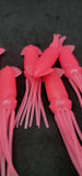 Fishing Squid Bulb Teaser Skirt 5" in / 13 cm Octopus Soft Glow Fluke Jig 10 Pc