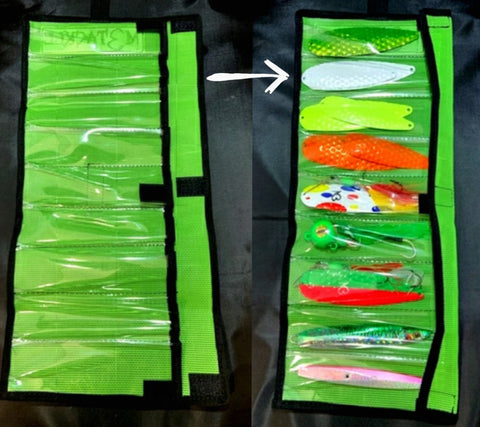 9 Pocket Roll-Up Lure Bag